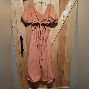 Free People Beach Sorrento Tie Dress